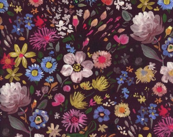 Sold by the Half Yard - August Wren Autumn Floral in Multi by Dear Stella Fabrics