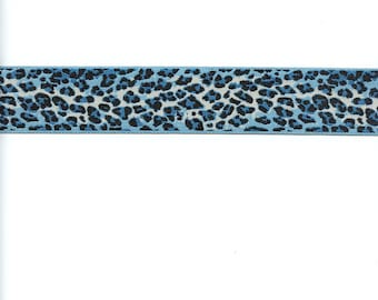 Sold by the Half Yard - Anna Maria Horner Leopard Ribbon in Navy