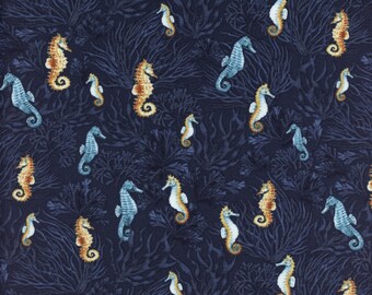 Sold by the Half Yard - Hook, Line, and Sinker Sofishticated in Marlin by Dear Stella Fabrics