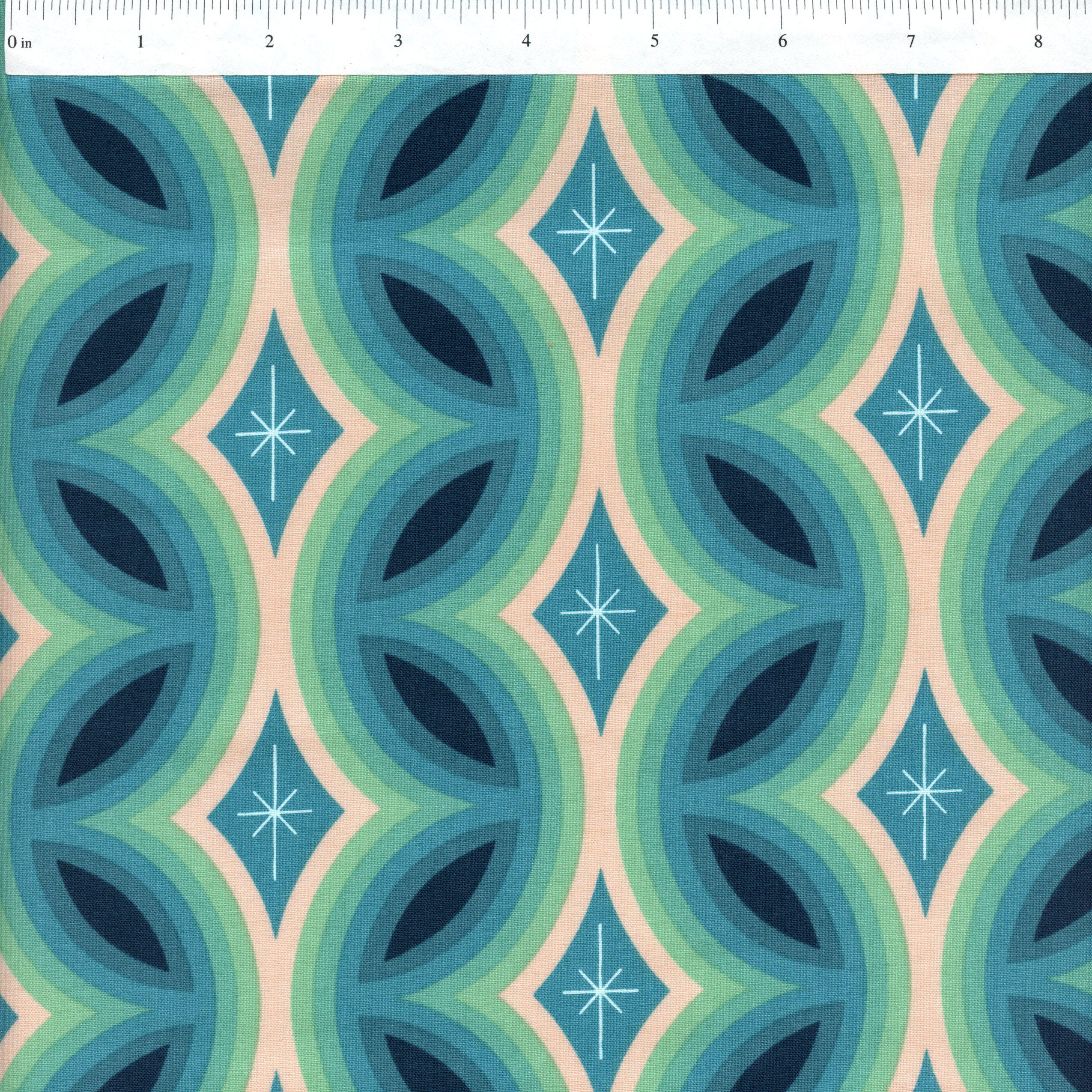 Rattan in Teal Webbing - 1 1/2 Rattan in Teal Webbing - 1 1/2