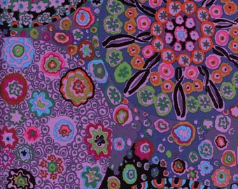 Sold by the Half Yard - Kaffe Fassett Collective Millefiore in Dusty by Free Spirit Fabrics