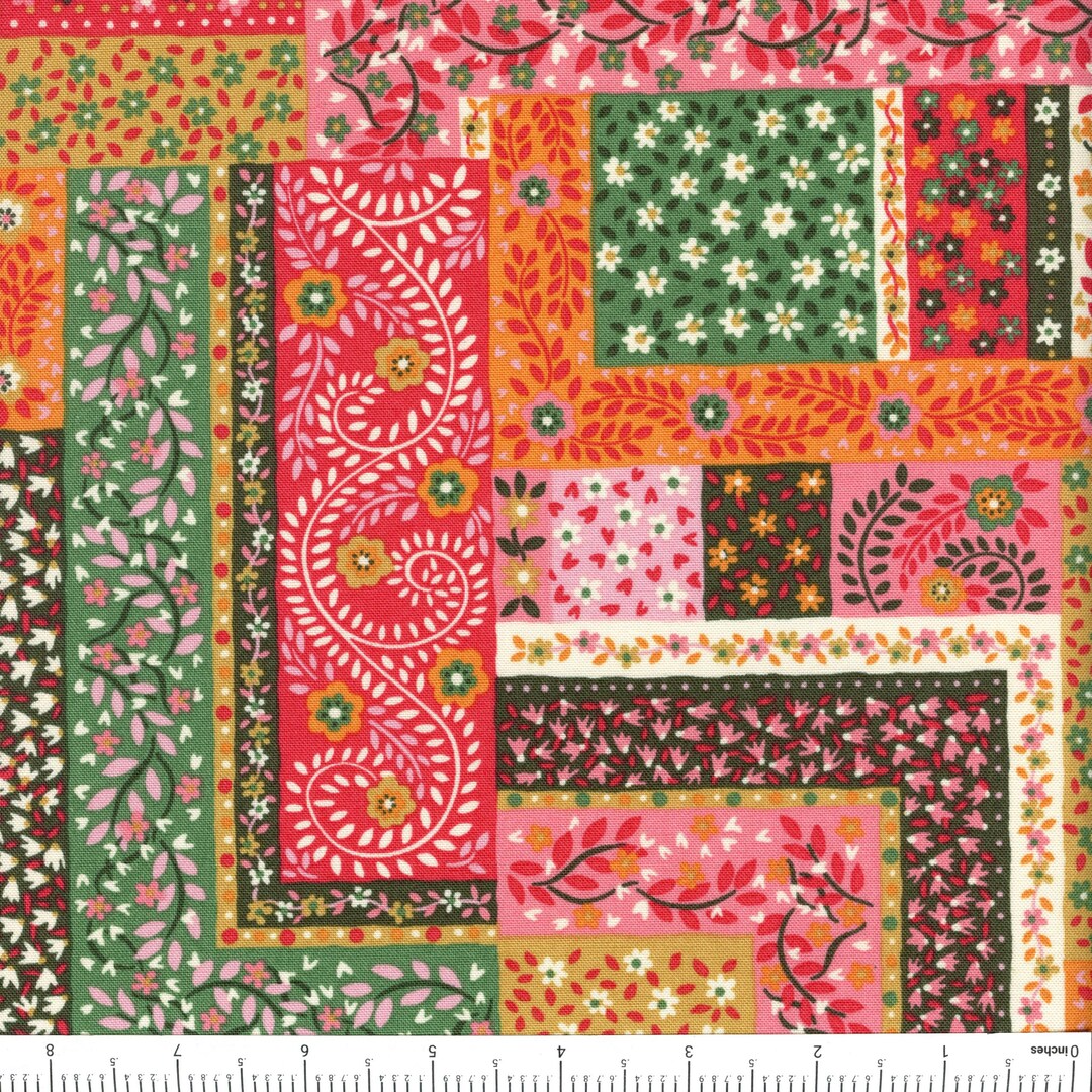 Liberty Tudor Celebration Patchwork Scarves in Color B by Riley Blake ...