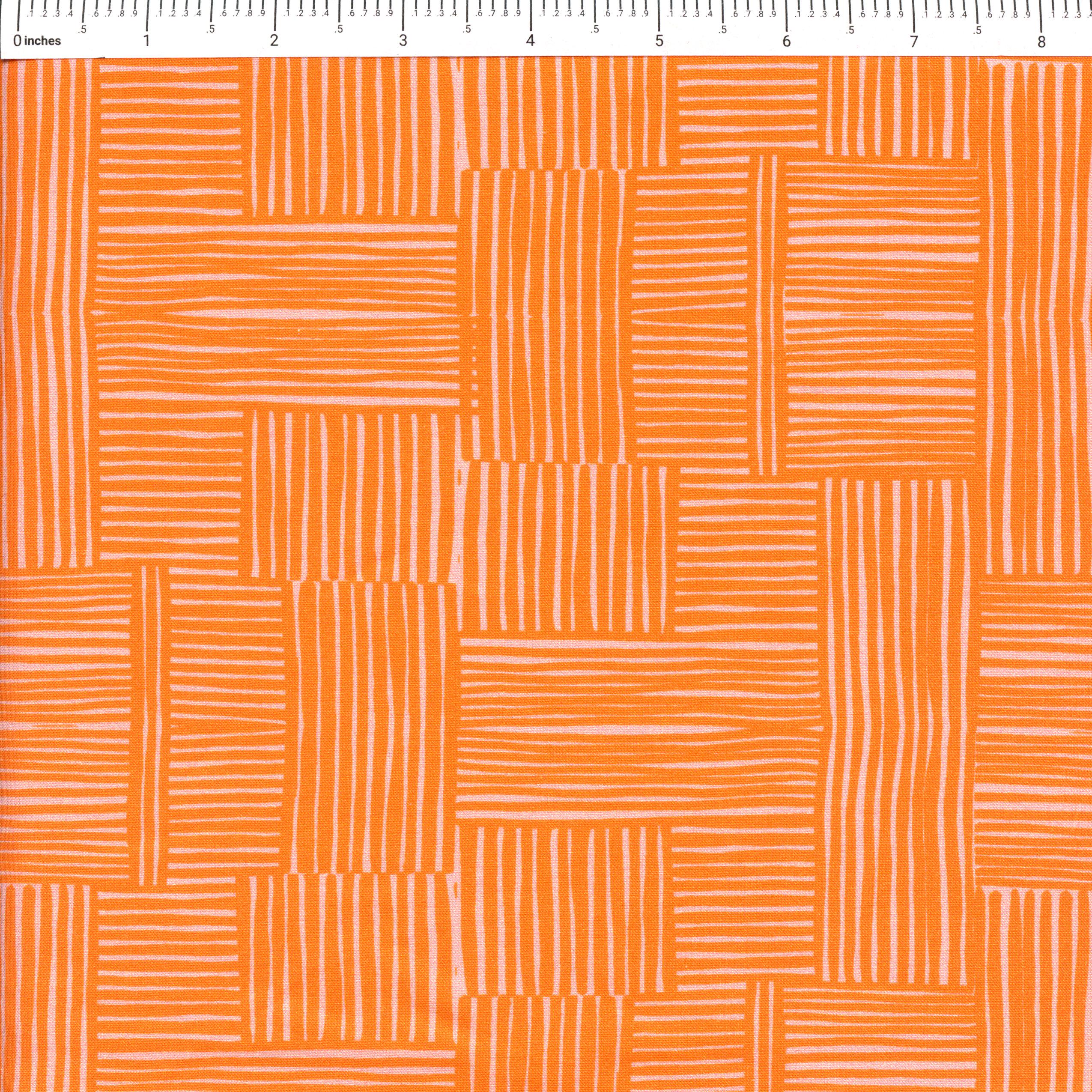Ruby + Bee Blenders Woven in Creamsicle/blush - Sold in Half Yard