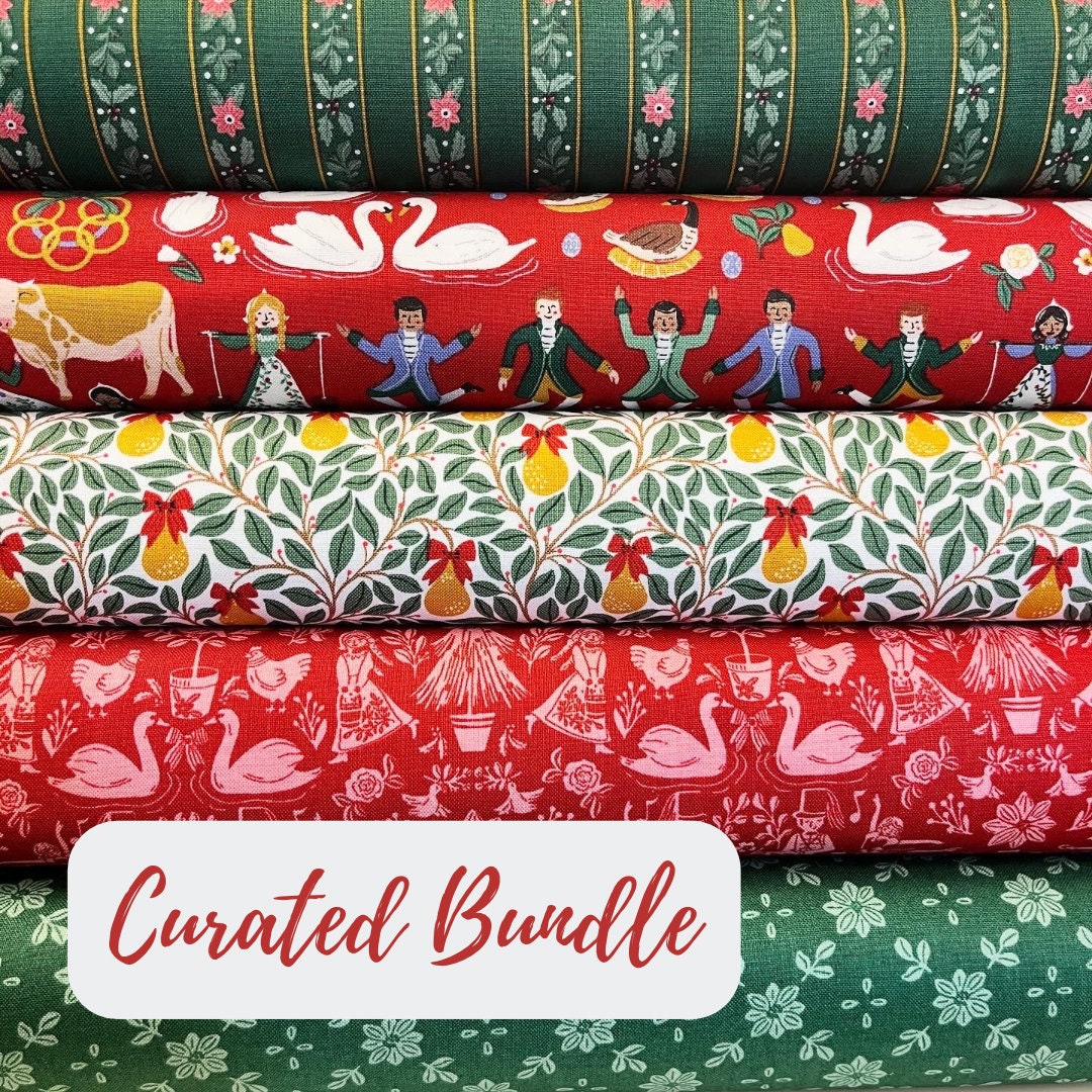 The Pear-fect Christmas Fat Quarter Bundle by Cayla Naylor for Riley ...