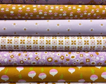 Petunia Fat Quarter Bundle by Kimberly Kight for Ruby Star Society - 7 Fat Quarters