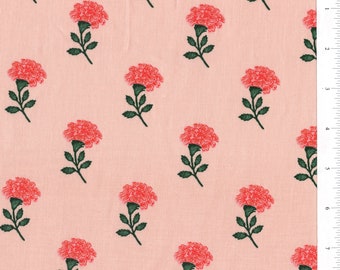 Sold by the Half Yard - Vintage Garden Marisol in Pink by Rifle Paper Co. for Cotton + Steel Fabrics