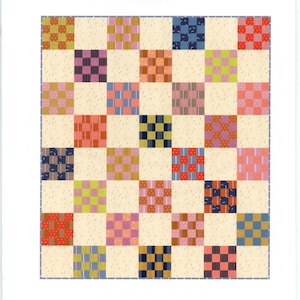 May include: A Sixteen Patch Quilt pattern with a colorful patchwork design. The quilt features a grid of squares in various patterns and colors, including red, blue, pink, and yellow. The text "Sixteen Patch Quilt" is displayed at the bottom.
