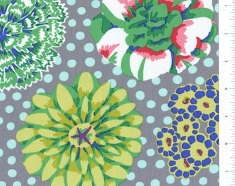 Sold by the Half Yard - August 2022 Big Blooms in Pastel by Kaffe Fassett for Free Spirit Fabrics