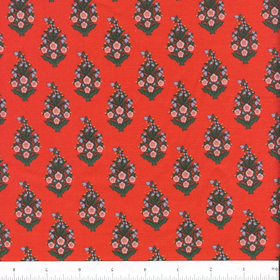 Vintage Garden: Paisley in Red Vintage Garden: Paisley in Red