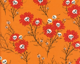 Sold by the Half Yard - Spooky n' Witchy Wicked Blooms Spice by Art Gallery Fabrics