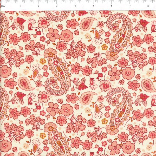 Sold by the Half Yard - Kindred Boteh Flourish by Sharon Holland for Art Gallery Fabrics
