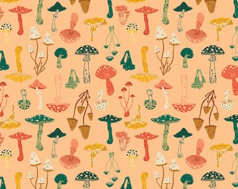 Sold by the Half Yard - Hazelwood Underwood Sprouts Glow by Art Gallery Fabrics