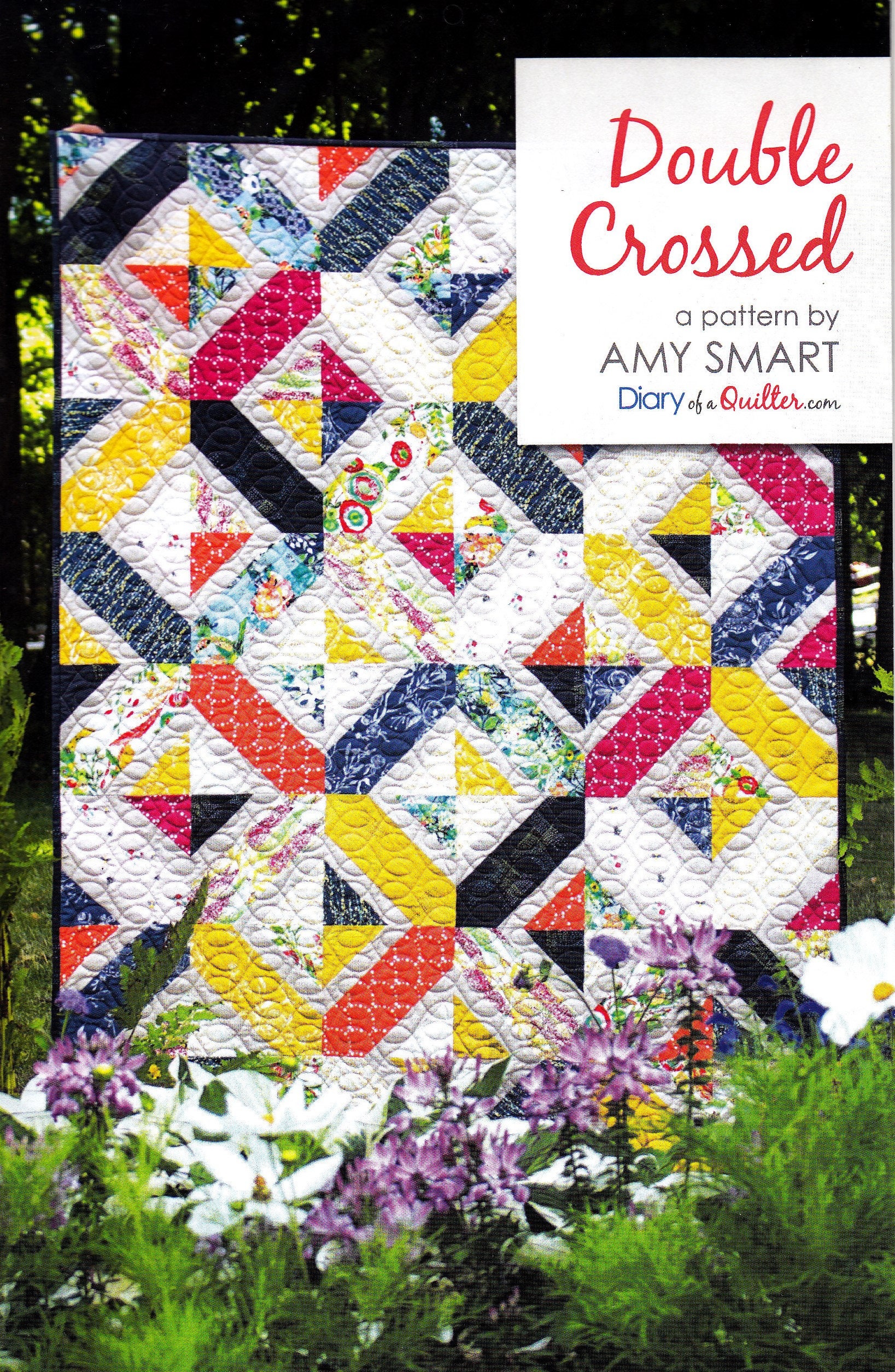 Amy Smart Diary of a Quilter Double Crossed Quilt Pattern | Etsy