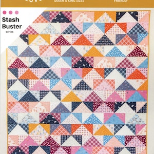 Quilty Love Patchwork Flying Geese Quilt Pattern