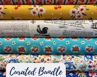 Julia Fat Quarter Bundle by Crystal Manning for Moda Fabrics - 6 Fat Quarters