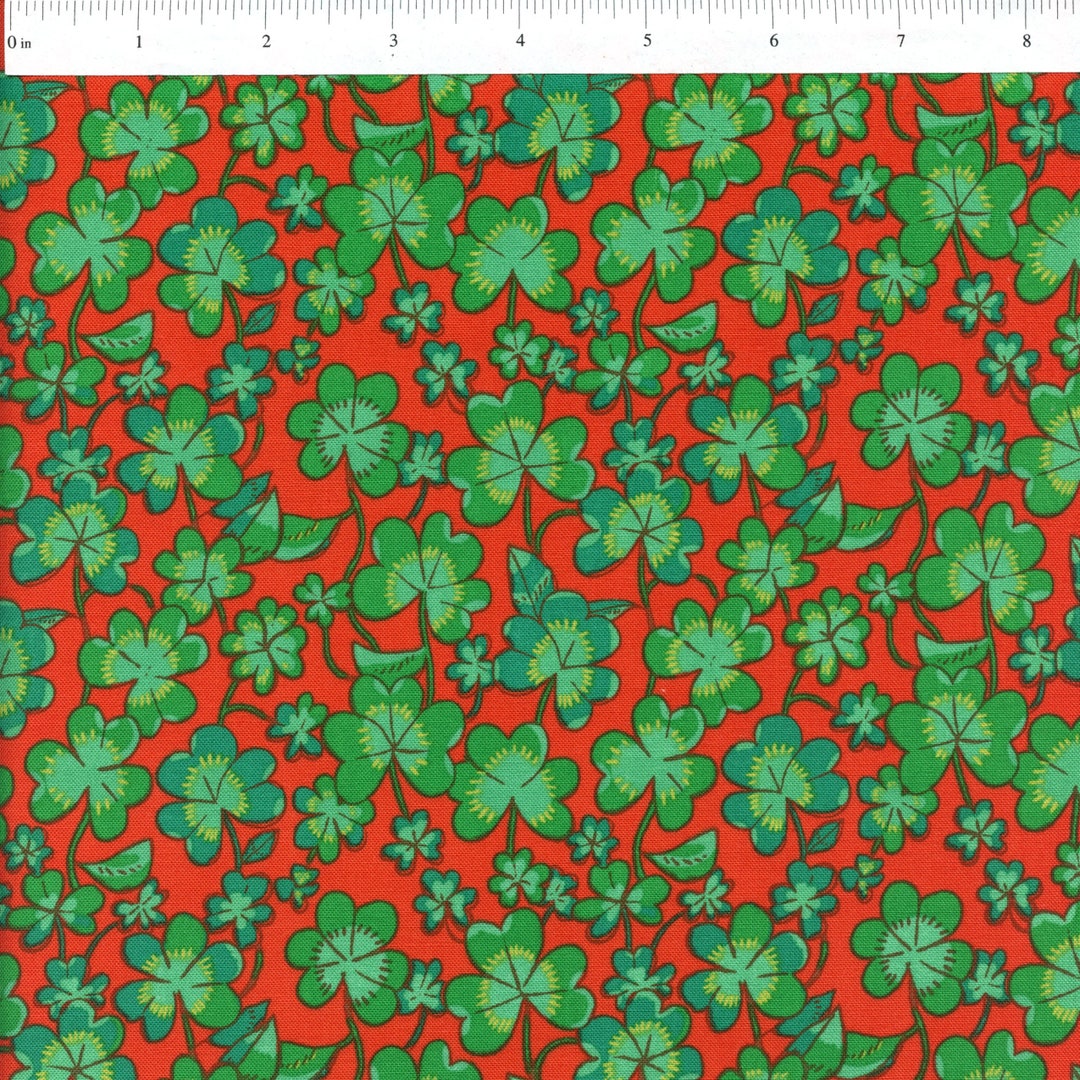 Forestburgh Clover in Rust - Sold in Half Yard Increments - Etsy