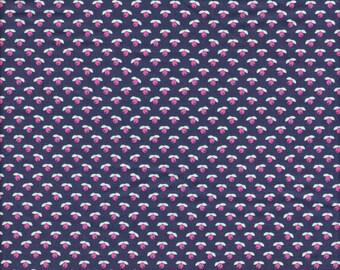 SALE - End of Bolt - Windsor Garden Fiona in Navy by Sweet Bee Designs - Last 25 Inches