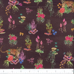Wild Wander Big Cat in Branch by Betsy Olmstead for Windham Fabrics - Sold in Half Yard Increments