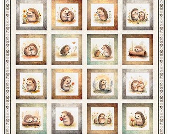 Hedgehugs Hedgehog Picture Patches PANEL