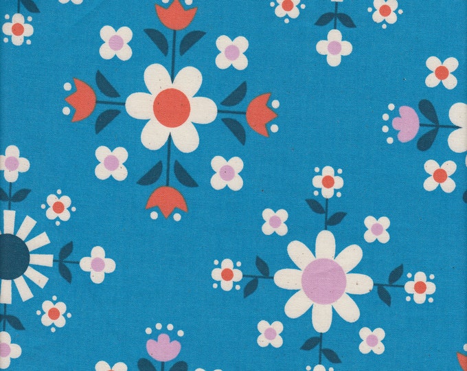 Cotton Steel Kimberly Kight Welsummer Florametry in Bright Etsy