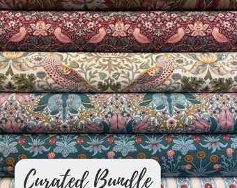 Lodden Curated Fat Quarter Bundle by The Original Morris and Co. - 6 Fat Quarters