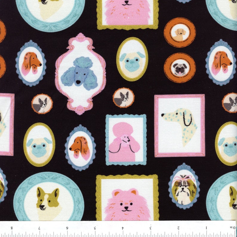 Dog Days Fat Quarter Bundle by Faye Guanipa for Dear Stella Designs 5 Fat Quarters image 3