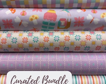Patchwork Curated Fat Quarter Bundle - 5 Fat Quarters