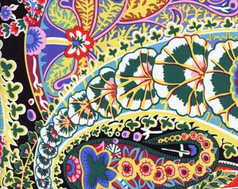 Sold by the Half Yard - August 2022 Paisley Jungle in Contrast by Kaffe Fassett for Free Spirit Fabrics