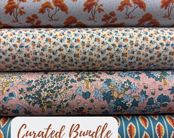 Liberty Autumn Woodland Curated Fat Quarter Bundle - 4 Fat Quarters