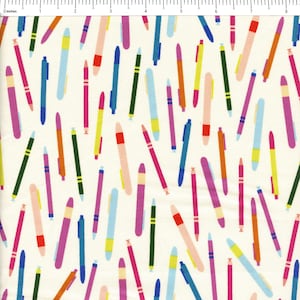 Salutations Do You Have A Pen in Natural by Rashida Coleman-Hale for Ruby Star Society - Sold in Half Yard Increments