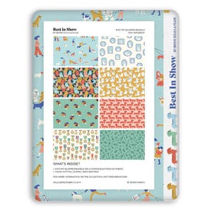 Best In Show Flat Fat Stack - 8 Fat Quarters in One Continuous Piece!
