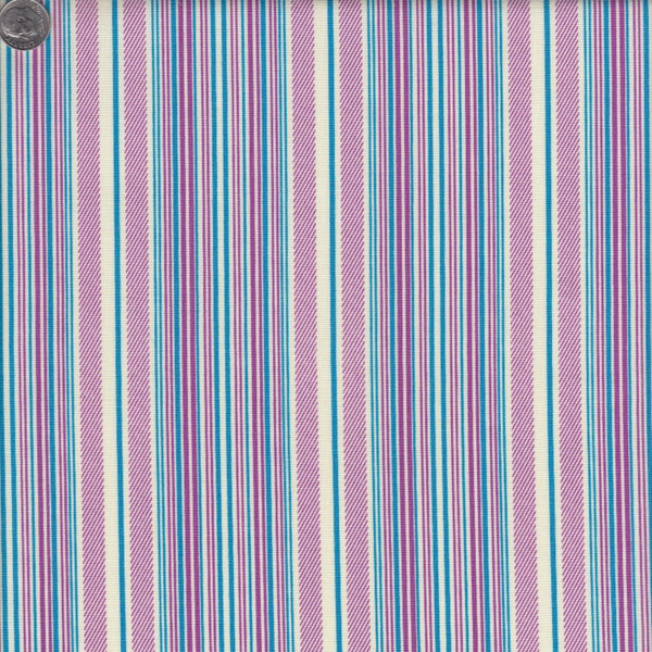 Sold by the Half Yard - Denyse Schmidt Shelburne Falls Fine Strip in Lilac by Free Spirit Fabrics