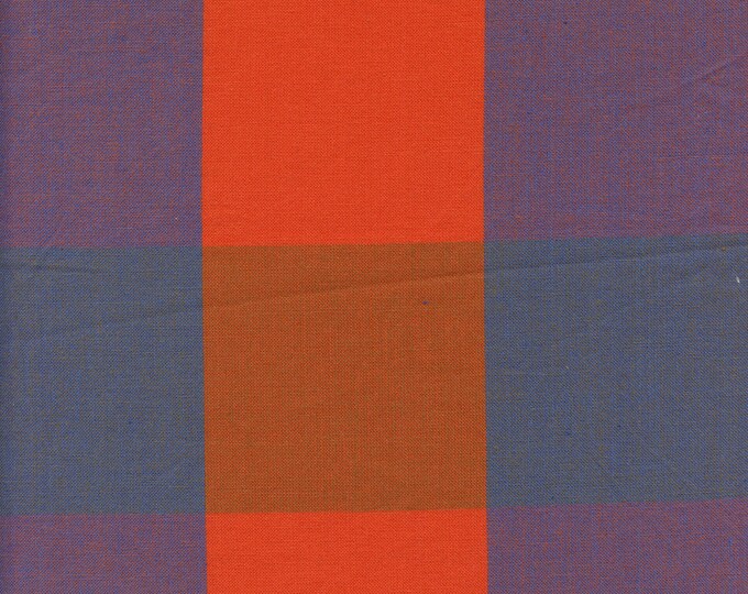 End of Bolt - Swedish Holiday Plaid in Cobalt/red by the House That ...