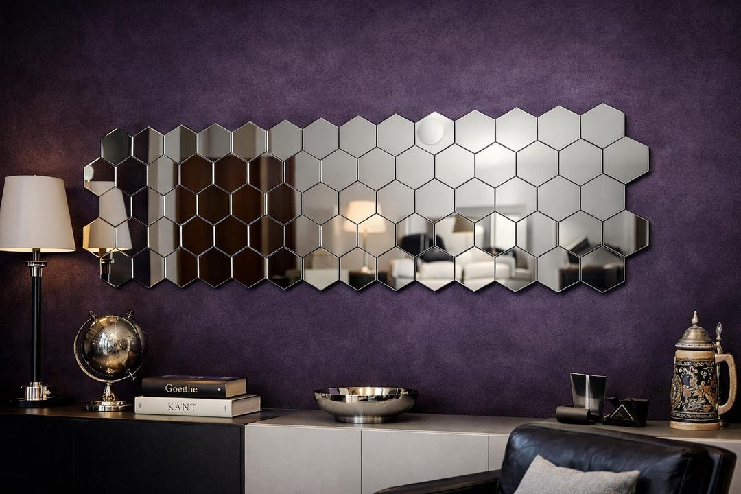 Hexagonal Honeycomb Mirror - Etsy