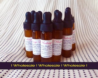 WHOLESALE Natural Undereye Lightener . 12 Unlabled 1/4 Oz Dropper Bottles. Fix dark undereye circles and tired eyes . Spring Skincare