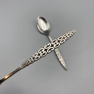 International LYON Stainless Romanesque Teaspoon and Oval Soup Spoon 2pcs
