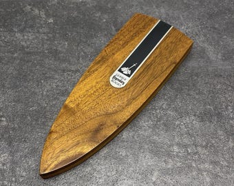 Vintage Gerber Legendary Blades 2 Slot Wooden Knife Block Wall Mounted + Screws