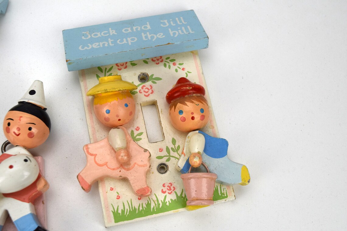 IRMI Nursery Rhyme Decor Light Switch Covers and Clothing Etsy