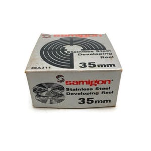 NOS Vintage Samigon Stainless Steel 35mm Film Developing Tank Reel Only ESA311
