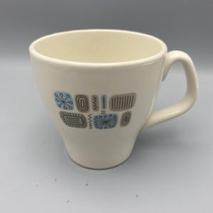 Canonsburg Temporama MUG Cup Mid Century Atomic Vintage 3.5in USA