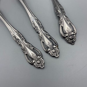 Imperial Stainless CHALMETTE Serving Utensils 3pcs, Replacement Flatware, Gravy Ladle, Meat Fork and Pierced Pie Server image 2