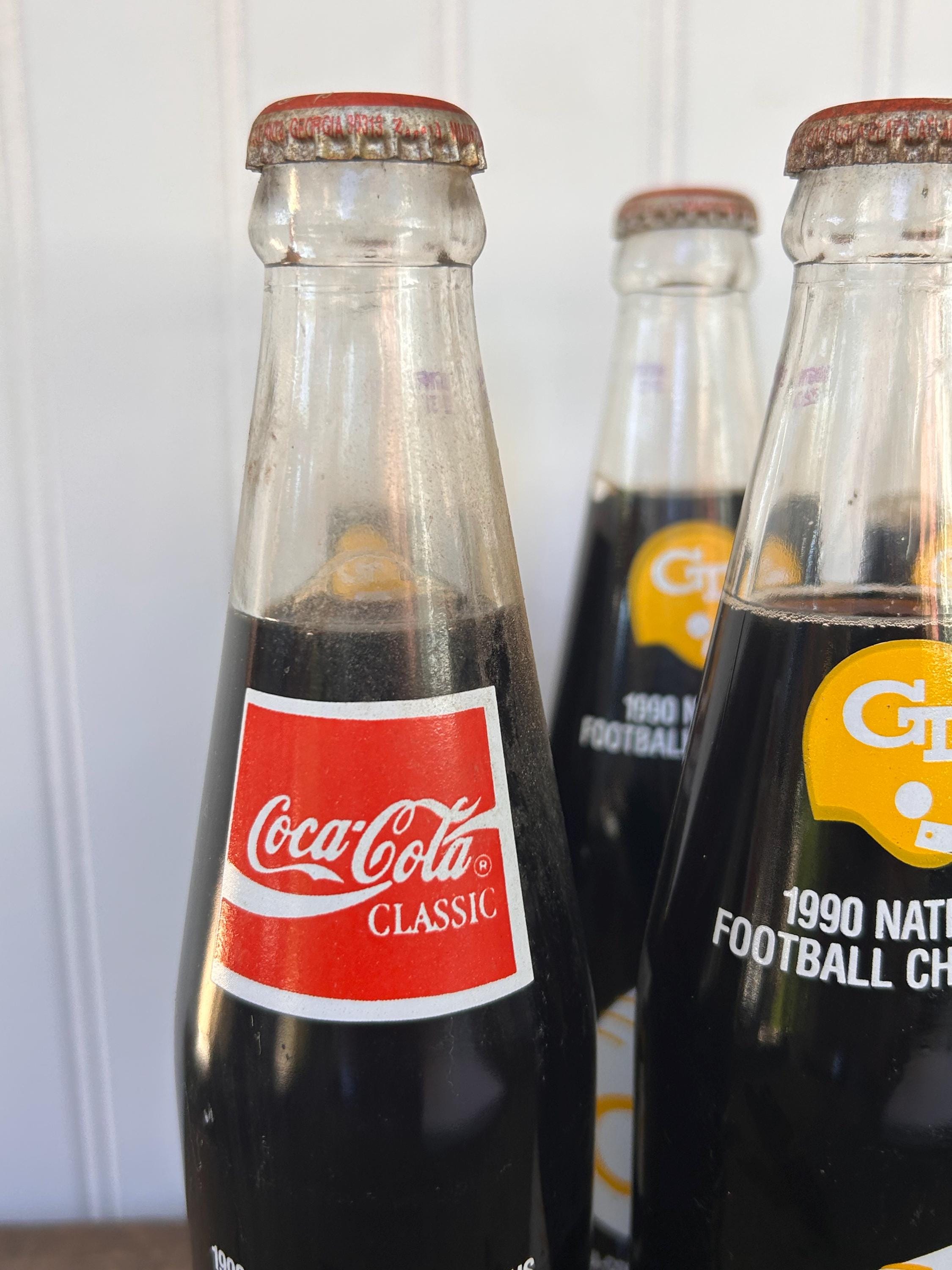 Vintage 1990 Georgia Tech Coca-cola Bottles | National Champions