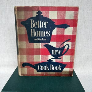 Better Homes & Gardens Cookbook: 1953 First Edition, Red Plaid Binder