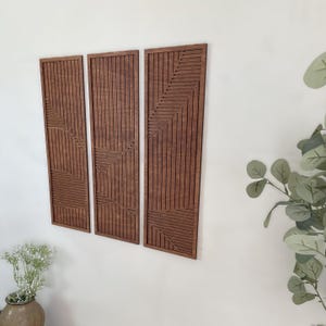 Strata - Handmade Geometric Modern Art Multilayered Modern Wooden Wall Decor Hanging