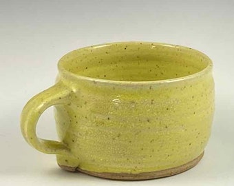 Glossy Bright Yellow Chowder Mug