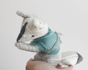 wistful fox | soft sculpture animal