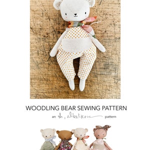 Woodling Bear Doll and Clothing Set PDF Sewing Pattern image 10