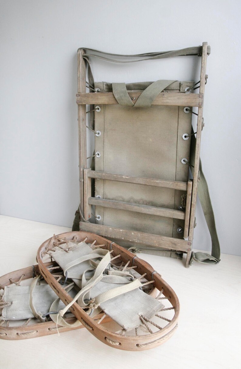 Vintage wood backpack frame Etsy