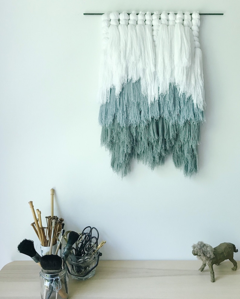 flux textural wallhanging fiber art weaving image 1