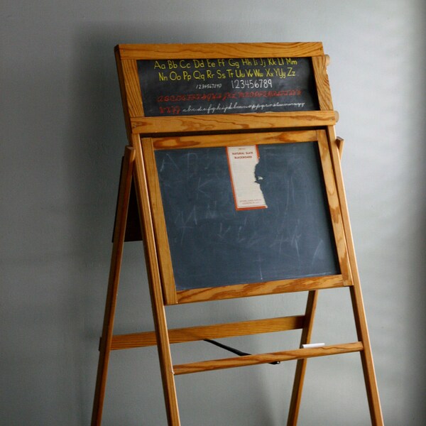 slate chalkboard easel